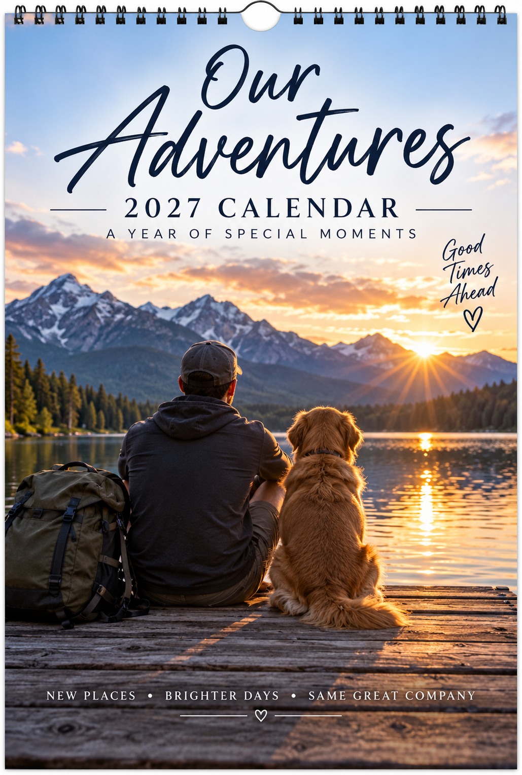 Personalized 2027 Photo Wall Calendar
